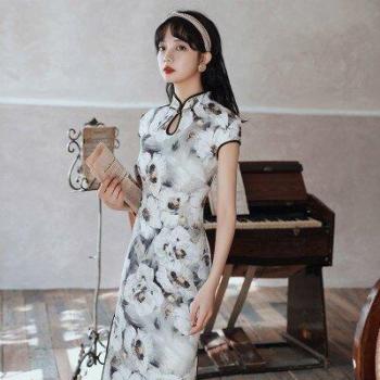 Sheng Coco Ladies Plus Size Traditional Qipao Dress