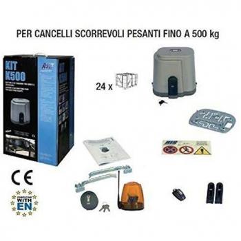 RIB KIT per cancelli scorrevoli, modello K500, carico massimo 500 kg (AD00500)