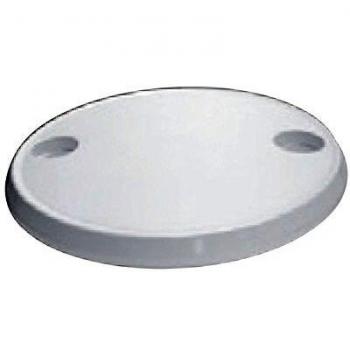 Nuova Rade Circular Tabletop with Dual Glass Cups – ASA White Unisex