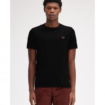 T-shirt Fred Perry Twin Tipped Nera