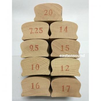 Radius-Schleifplatte 13 cm für Gitarrenbau: Bundschärfung & Inlays
