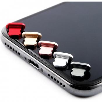Housses de protection pour prise de chargeur iPhone 11 Pro Max XR X Xs Max 8 7 6 6S Plus 5 5S SE