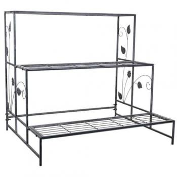 ALEXANDRA HOUSE Kit soporte maceteros de metal