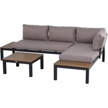 Outsunny Comfort 3‑piece set con divani e tavolino