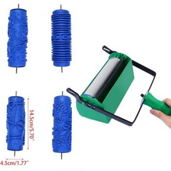 5-Inch Two-Color Paint Roller Tool