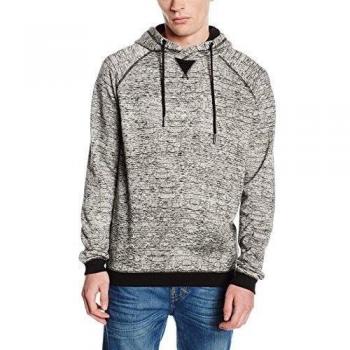 TOM TAILOR Denim hoody estampado para hombre Negro (Dusyt Black 2627)