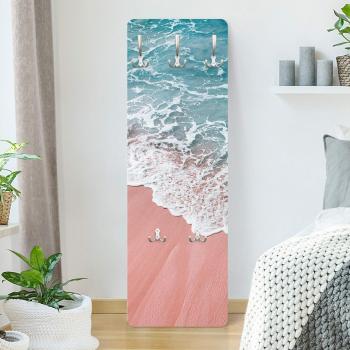 Mueble Recibidor Perchero Turquesa en Madera – Entrada Dormitorio 105 × 34 cm