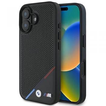 Étui rigide BMW M pour iPhone 16 Plus 6.7 - Tricolor Line