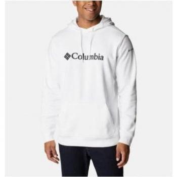 Sudadera con capucha Columbia Basic Logo Blanca