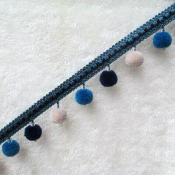 Lace Tassel Fringe Hair Ball Trim