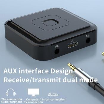 Bluetooth 5.1 Wireless Transmitter Receiver with 3.5mm AUX