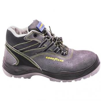 Botas de Seguridad Goodyear S1P SRC en Piel Serraje Gris