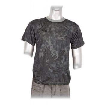 Camiseta Barbaric 100% Poliéster Camo Phyton Preto M