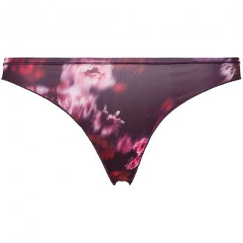 Odlo Women's Active Everyday Bottom String in Plum Perfect-Flower AOP SS19 (XS)