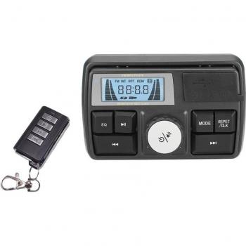 Bluetooth Motorcycle Sound System with LCD Display and USB/SD/TF