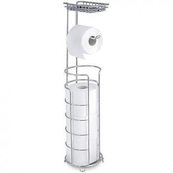 Portarrollo de reserva para baño móvil cromo 14x60cm