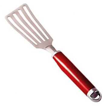 Cuchara Revolverosa de Acero Inoxidable Rojo