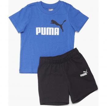 Puma Conjunto MiniCats con Camiseta y Shorts Azul