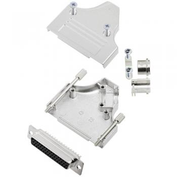 TRU Components - TCMHDM3525HDS44K 7709592 kit connettori femmina sub-d 35 ° 44 Poli Punte a saldare 1 pz