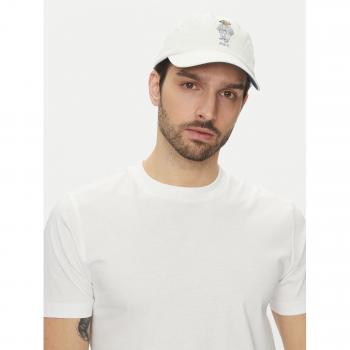 Ralph Lauren Basecap mit Motiv-Stichung, Weiß, Größe 1 – Herren