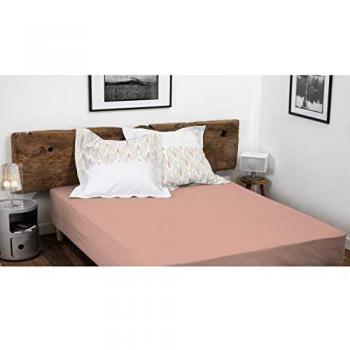 Rosa Lenzuolo Con Angoli – 140x190 + 30cm – 100% Cotone 57 Fili – Certificato Oeko‑Tex