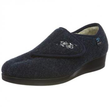 Fly Flot Filz Hausschuh 340045 Blau