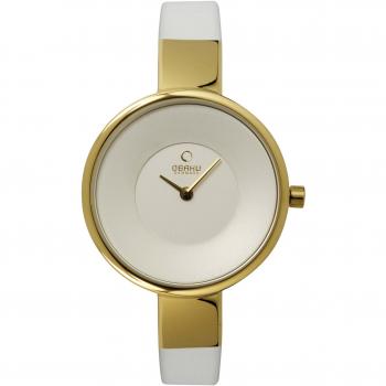 Obaku Harmony Damenhandy-Uhr XS – Präzise Quarzuhr mit edlem Ledergürtel 28-V149LGIRW