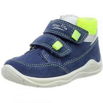Superfit Universe, Chaussures Basses bébé garçon, (Bleu/Jaune 81), 22 EU