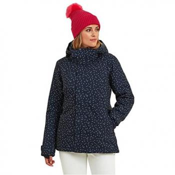 TOG24 Women's Eva Ski Jacket - Dark Indigo Confetti Print - Size 8