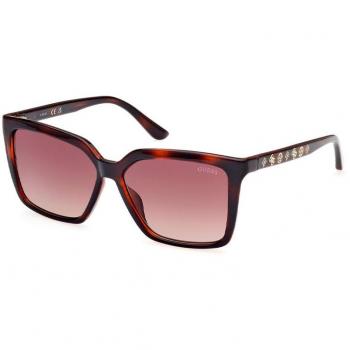 Guess GU00099 Women's Polarized Sunglasses Dark Havana / Gradient Brown