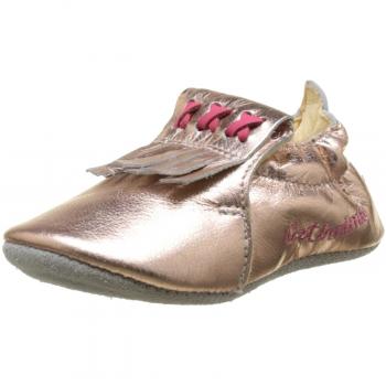 Chaussons Souples Bébé Fille Catimini Pione Or Taille 21 EU