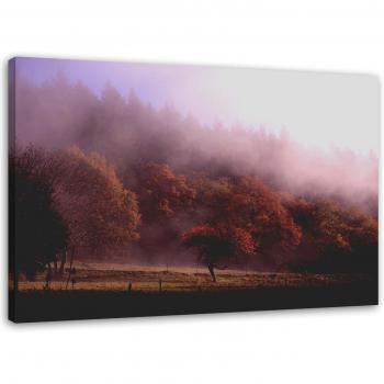 Tessuto stampa Feeby, Foresta nebbiosa 60x40 rosa