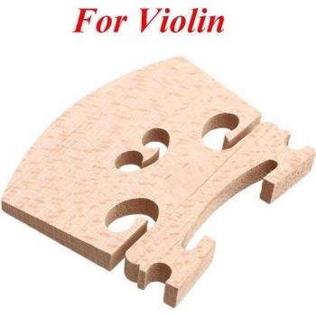 Maple Horse Violin Bridge - Normal, One Piece, Sizes 4/4 to 1/64