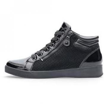 Ara ROM ST HIGH SOFT Black High-Top Shoes for Women