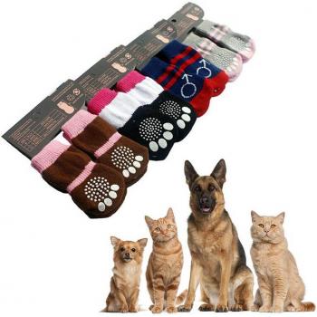 Chaussettes pour animaux de compagnie avec protection anti-rayures