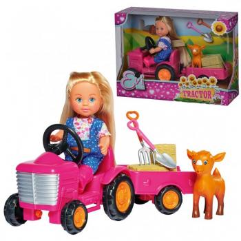 Evi Love Minipuppe mit Traktor