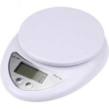 Báscula digital de cocina con pantalla LCD