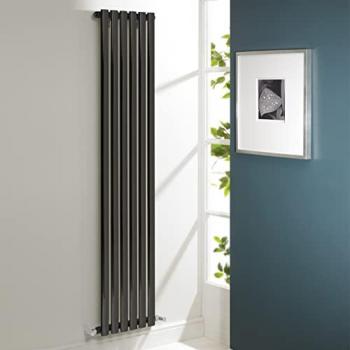 Kartell Anthracite Single Panel Vertical Radiator 1800mm x 430mm