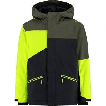 Fluoro‑Yellow Anthracite 3-Year Junior Jacket