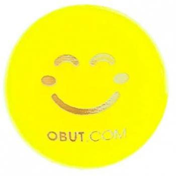 Buts de pétanque Obut Emoticone happy jaune but buis Jaune fluorescent Taille : Unique