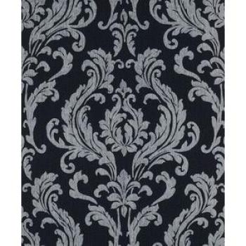 Barock-Style Wohnzimmertapete Casa Padrino – Schwarze & Weiße Variante