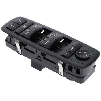 Interruptor Maestro de Ventana para Chrysler Dodge Ram 1500/2500 12‑15 – OEM Negro Desalineado