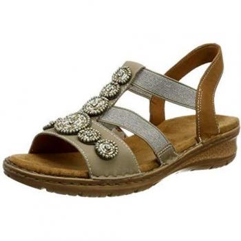 ARA Damen Hawaii 1237207 T-Spangen Sandalen, Beige