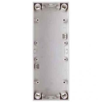 Berker S.1 Surface-Mounted 3-Gang Housing Polar White Glossy