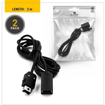 EXINOZ® Extension Cable for Nintendo NES Mini Classic Controller 2m | High-Quality Cable with 1-Year Replacement Warranty