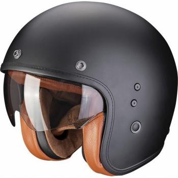 Scorpion Belfast Evo Luxe Casco Jet - Negro (XL)