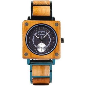 Reloj de pulsera de madera BOBO BIRD para hombre, modelo L-R14