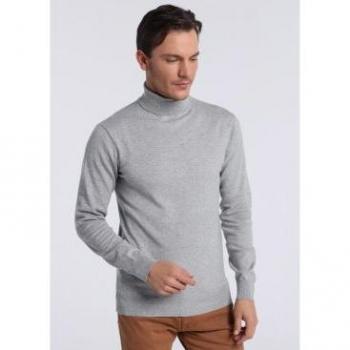Maglione Grigio Lois Jeans Collo Alto XL