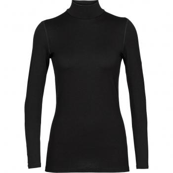 Icebreaker 260 Tech Turtleneck Damen schwarz M