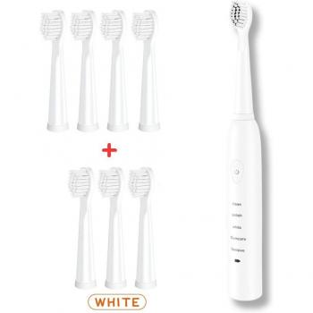 Brosse à dents électrique intelligente en bambou